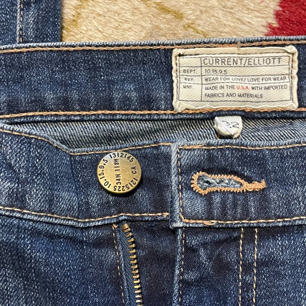 NWT Current Elliott The Flip Flop Denim Jeans - Picture 5 of 9